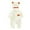White, variant on Baby Knitted Romper Long Sleeve Boy Girl Sweater Clothes Baby Jumpsuit Bear Ear Hat Outfits Set Penguin Boys Sweater Toddler for Boy Winter Sweaters Cats And Jacks Clothes Dinosaur Red 3-6 Months