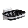 thumbnail image 1 of Suction Cup Wall Mounted Double Rows Soap Box Double Layered Soap Box Storage Artifact For Bathrooms And Toilets, 1 of 7