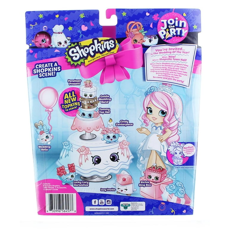 Shopkins Season 7 Theme Pack - Wedding Party - Walmart.com