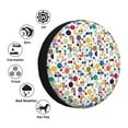 thumbnail image 4 of Logiee Colorful Spots Print Spare Tire Cover, Universal Wheel Protectors,Waterproof Dust-Proof UV Sun Wheel Tire Cover,Fit for SUV, RV, Travel Trailer, Truck-17 inch, 4 of 6