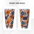 thumbnail image 3 of Lsque Whimsical peony blossom Pattern 20oz Car Cup with Lid and Straw, Insulated Coffee Cup with Straw Topper, Spill Proof Travel Coffee Mug, Stainless Steel Tumble-Straw Three-piece Set, 3 of 8