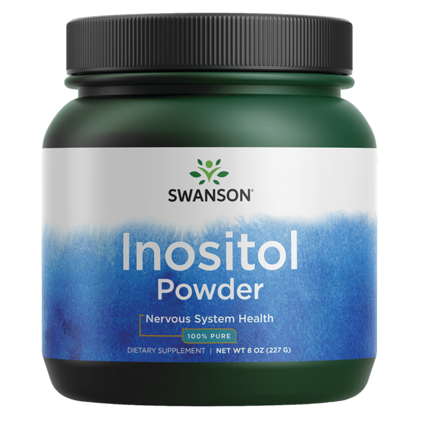 Swanson 100% Pure Inositol Powder - Natural Supplement Promoting Focus,  Mental Relaxation & Mood Support - Supports Nervous System & Cellular  Health - (8oz) - Walmart.com