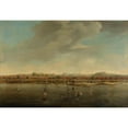 thumbnail image 3 of Johannes Vinckboons 14x11 Black Modern Framed Museum Art Print Titled - View of Canton in China (C. 1662 - C. 1663), 3 of 5