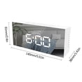 thumbnail image 3 of Giunmcul Holiday Deals Digital Alarm Clock with Large Screen LED Display with Makeup Mirror 3- Brightness USB Port for Home Decoration, 3 of 4