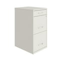 thumbnail image 1 of 18" Deep 3 Drawer Metal Organizer File Cabinet with Pencil Drawer, Pearl White, 1 of 4