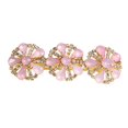 thumbnail image 1 of Caravan Rose Rose Design sur Barrette Automatique Français de Strass Swarovski, 1 of 1