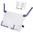 thumbnail image 3 of Yoqb Plastic Foldable Adjustable Bookstand for Reading, Cooking, Music, Multiple Angles, Lightweight Portable Tablets Smartphones Holder Tray for Students, AdultsA108, 3 of 7