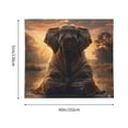 thumbnail image 3 of Yiaed Lake Meditating Elephant Print Tapestry for Bedroom,Tapestry Wall Tapestries, Tapestry Aesthetic for Living Room Dorm Room 51" X 60", 3 of 6