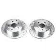 thumbnail image 2 of Power Stop Rear Pair of Drilled and Slotted Brake Rotors JBR1363XPR Fits 2009 Pontiac Vibe, 2 of 4