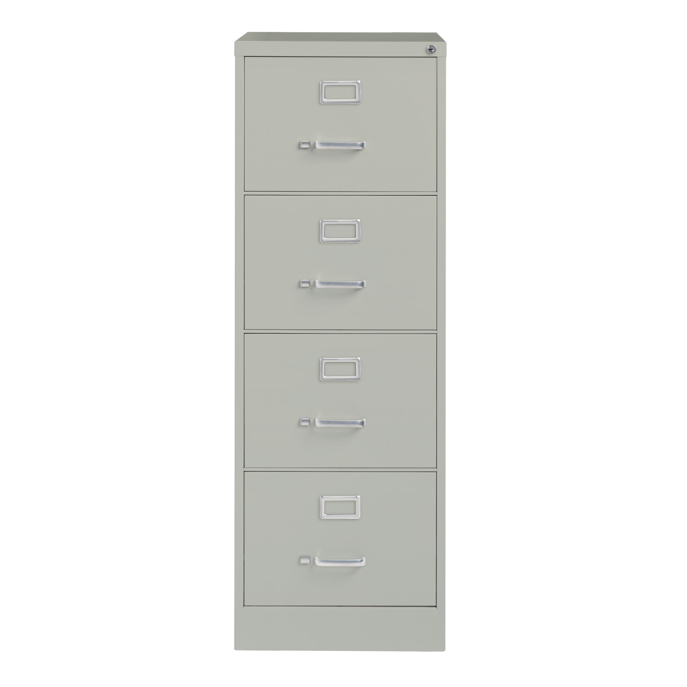Hirsh Pro 4 Drawer Legal Locking Metal Vertical File Cabinet, 26.5" Deep, Gray