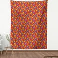 thumbnail image 4 of Ambesonne Flower Fabric by the Yard Upholstery, Colorful Blooming Daisy, 1 Yard, Multicolor, 4 of 5