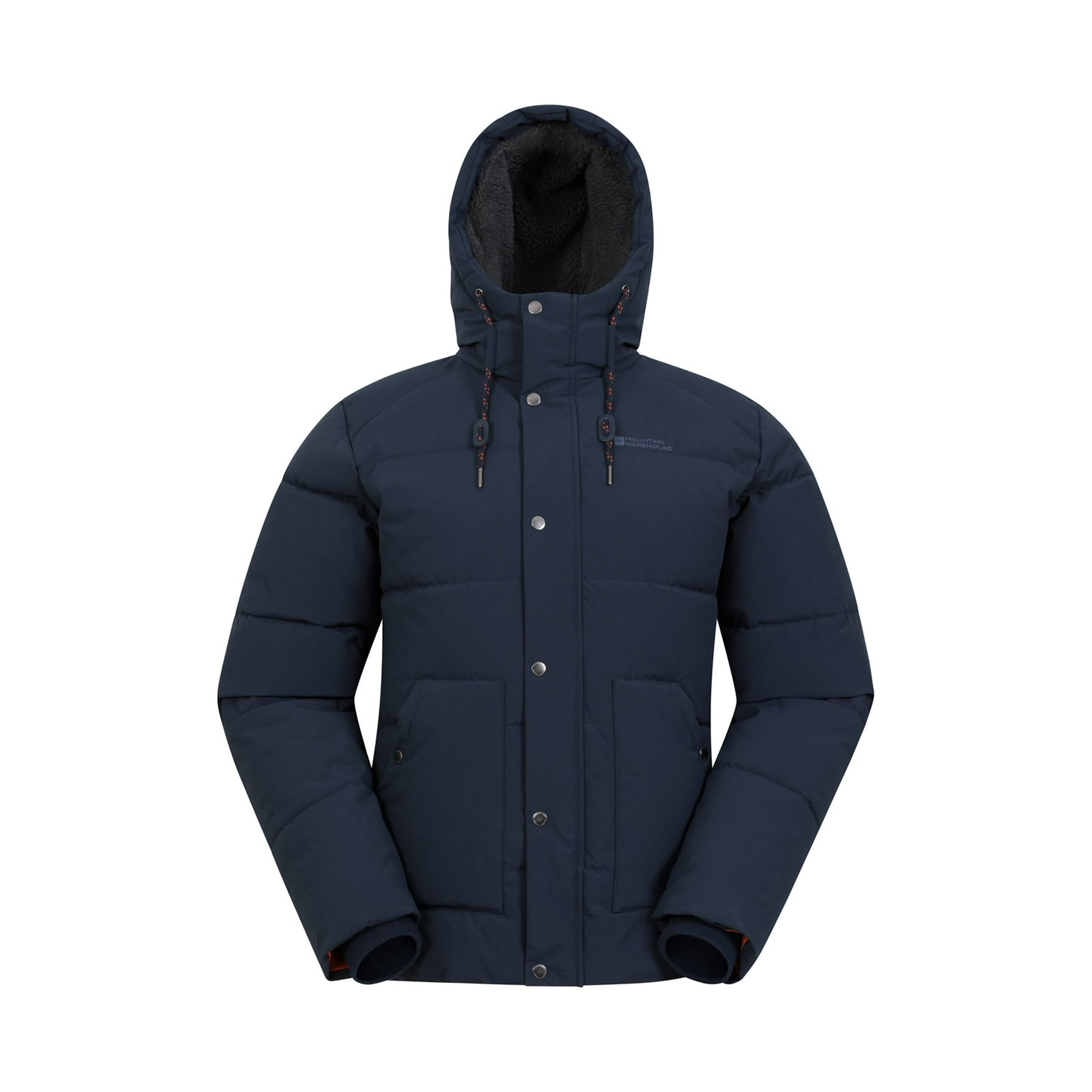 Mountain Warehouse Manta Mens Sherpa Lined Insulated Jacket Navy Size XXS