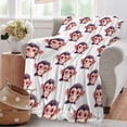 thumbnail image 2 of Monkey Throw Blanket Cute Little Gorilla Animal Print Blankets Gifts Couch Sofa Bed Stuff Decor Soft Cozy Lightweight Fleece Plush Flannel Bedding for Lover Women Men Girls Boys Adults Kids 40"x50", 2 of 6