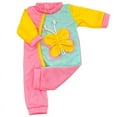 thumbnail image 2 of 14 to 16 inches Doll Clothes- Yellow Butterfly Left and Right Color Onesies for Baby Doll, 2 of 3