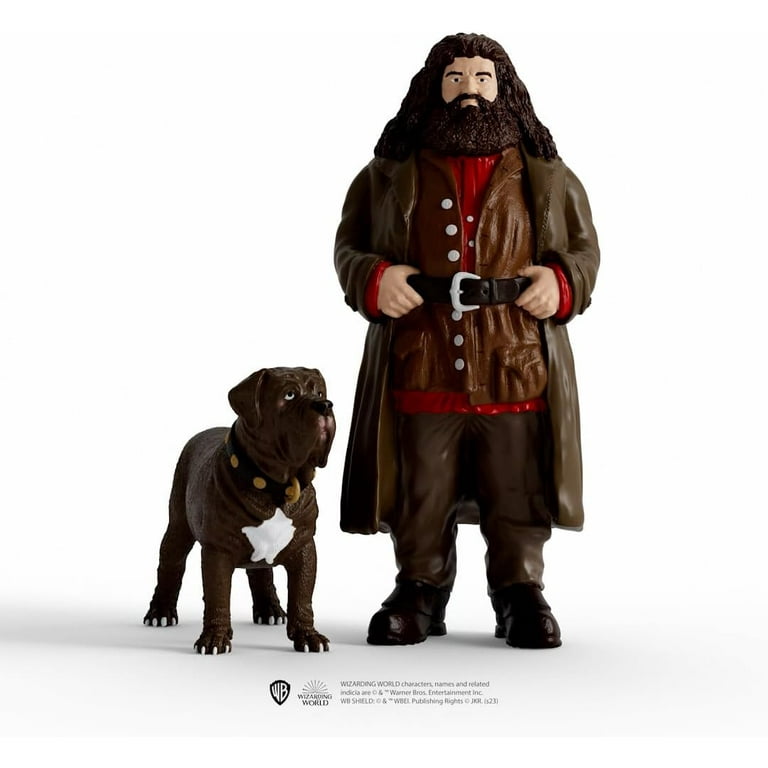 Schleich Harry Potter 2PC Hagrid and Fang the Dog Figurine Toy
