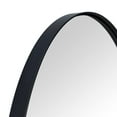 thumbnail image 5 of TEHOME Yolanta Black Round Mirror, 26 inches Diameter, Circle Wall, 5 of 6