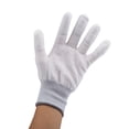 thumbnail image 3 of Guantes de Revestimiento, Guantes de Trabajo de Seguridad, 1 Par de Guantes antideslizantes antiestábicos, parte de dedo recubanza de pu para trabajadores electÓricos, 3 of 3