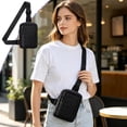 thumbnail image 2 of Travel Sling Bag for Men & Women, Crossbody Multipocket Chest Bag with Anti-Theft, Small Chest Bag Casual Trendy Waterproof Lightweight Phone Crossover Daypack - Black, 2 of 6