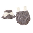 thumbnail image 4 of Mameluco para niñas, mono de algodón ligero y transpirable a la moda para verano 18 a 24 meses, 4 of 10