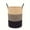 E-Multicolor, variant on Decorative Storage Baskets Cylinder Colorful Woven Cloth Bin Bicolor Stripe Pattern Top Handles Home Living Room Bedding Toy Organizer