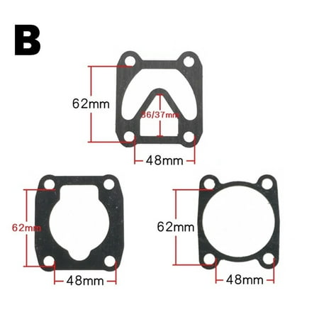 

Goodhd 3 in 1 Air Compressor Cylinder Head Base Valve Plate Gaskets Washers