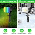 thumbnail image 2 of DAYBETTER Outdoor Solar Lights,7 Modes/6 Color Changing Multicolor Spotlights for Yard Garden Decor, 2 of 7