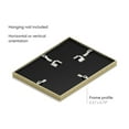 thumbnail image 3 of Aluminum Metal and Glass Single Picture Frame 9x12, 3 of 7
