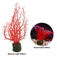 thumbnail image 5 of Soft Silicone Glowing Aquarium Tree Coral Aquatic Artificial Coral for Fish Tank Decoration Red, 5 of 7