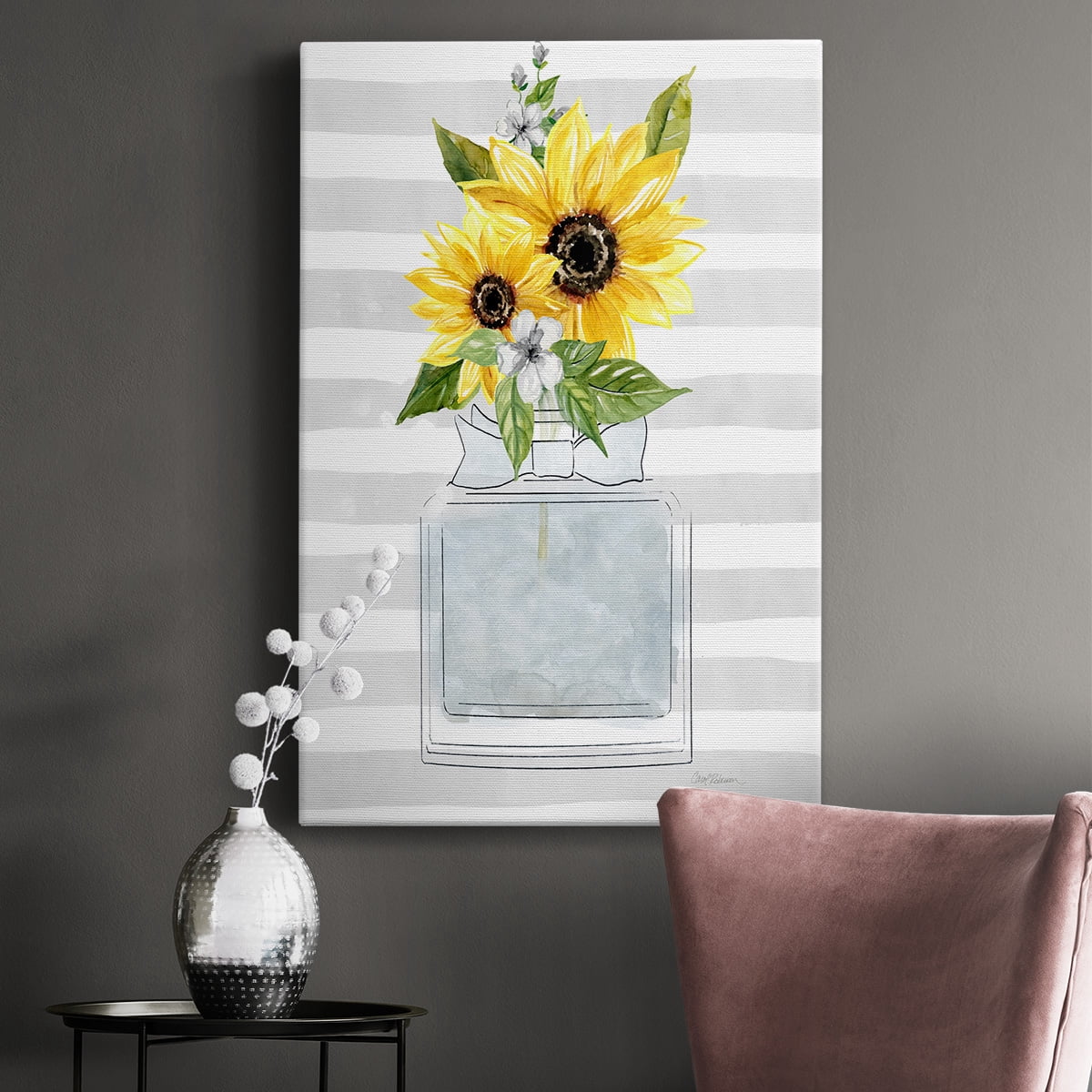 Sunflower Perfume II Premium Gallery Wrapped Canvas - Ready to Hang