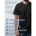 thumbnail image 3 of mountain range minimalist design Fitted Men's T-Shirt, Sweat-wicking and Freedom of Movement, 3 of 5