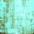 thumbnail image 1 of Ahgly Company Indoor Square Oriental Turquoise Blue Industrial Area Rugs, 4' Square, 1 of 4