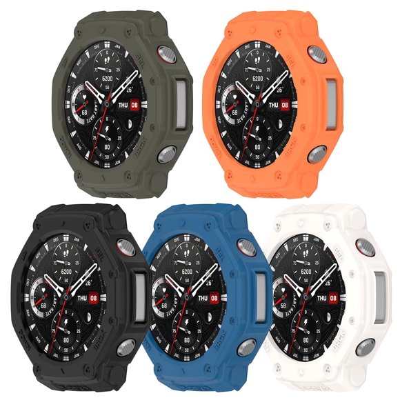 TenCloud Set de 5 Fundas Protectores de TPU para Amazfit T-Rex 3