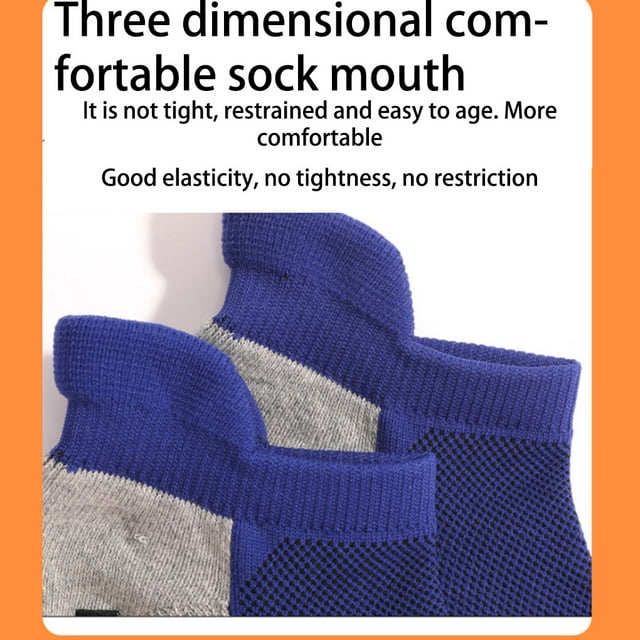 Langgg 2Pcs Chaussettes de Football Intérieur Épaisse Serviette Chaussette Résistant à l'Usure Court Tube Basketball Course Yoga Plage Rouge