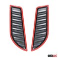 thumbnail image 4 of OMAC Hood Scoop Vent Air Flow Intake for Jeep Gladiator Black 2 Pcs, 4 of 6