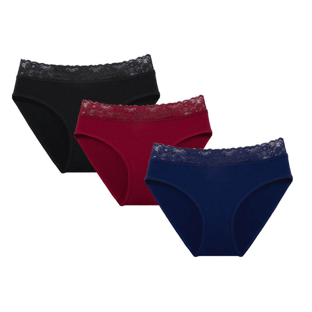 BESTSPR Womens Underwear Panties Lace Cotton HighWaisted Sexy Panties