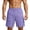 Purple, variant on DailyTrove Men's Quick Dry Swim Trunks, Elastic Waist Board Shorts with Mesh Lining