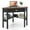 Brown, variant on Demi Bonn Corner Wooden Piece Laptop Computer Desk, Small Home Office Desk Study Writing Table, Black