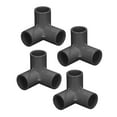 thumbnail image 3 of 10PCS PVC Plastic Right Angle Tee Corner Connector with 20mm Inner Diameter, 90 Degree Elbow Design for Water Pipes, Greenhouse, Tents, 3 of 7