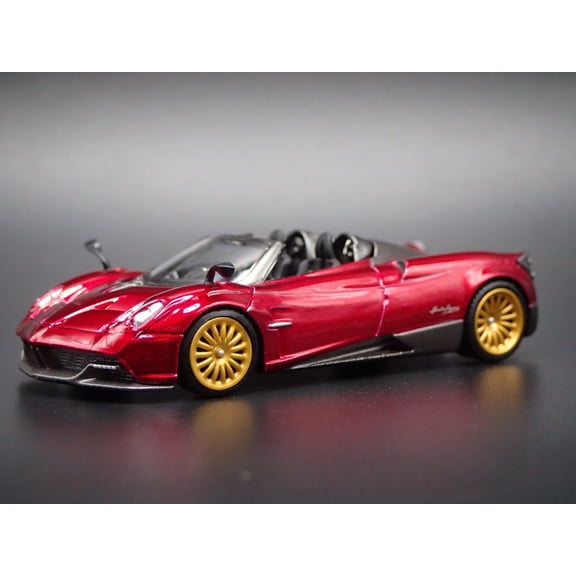 Open Box 2017-2020 PAGANI HUAYRA ROADSTER SUPERCAR 1:64 SCALE DIORAMA DIECAST MODEL CAR