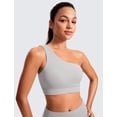 thumbnail image 3 of Top deportivo Butterluxe de un solo hombro CRZ YOGA gris talla grande, 3 of 3