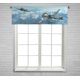 thumbnail image 1 of ABPHQTO Airplane Dogfight Supermarine Spitfire Ventana Cortina Valance Rod Pocke 45x130 cm, 1 of 1