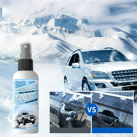 Car Deicer Glass Melting Snow Deicing Winter Window Defrosting Snow Melting Ice Melting Agent Car Home-use 120ml