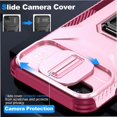 thumbnail image 4 of Funda para GANGXUN iPhone SE 2020/2022 - Soporte metálico, Función magnética, Rosa, 4 of 6