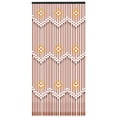thumbnail image 2 of Wooden Beaded Door Curtain 31 Lines – 35.4" x 86.6" Bamboo Bead String Curtain for Doorway Closet Window, Handmade Boho Room Divider with Plum Blossom Pattern, Brown, Home Decor for Bedroom Kitchen, 2 of 20