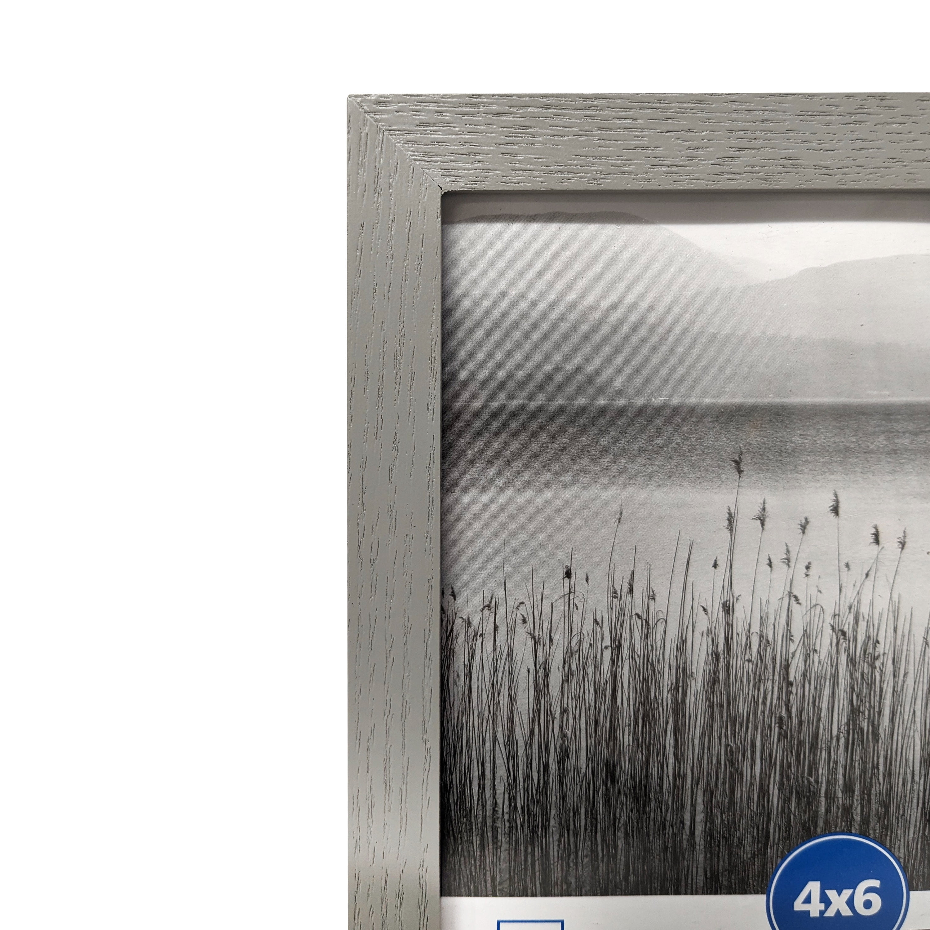 Mainstays 4x6 Linear Gallery Wall Picture Frame, Gray, Set of 6