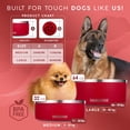 thumbnail image 3 of FAHRMOSIS Cuenco para perros de 32 onzas con inserto de alimentador lento, cuenco de agua para mascotas de acero inoxidable para razas medianas y grandes, base de goma antideslizante y alimentador de, 3 of 5