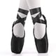 thumbnail image 4 of Zapatos de baile Baoblaze Zapatillas de punta para adultos con cordones Negro 34-43, 4 of 8