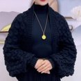thumbnail image 2 of Yuanlong Womens Scarves Solid Color Knitted Scarf Soft Warm Winter Elegant Cozy Daily Wear Wrap Shawl, 2 of 3