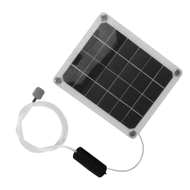 Aireador Solar Para Estanque, 20 W, Respetuoso Con El Medio Ambiente, Silencioso, Eficiente, Multifuncional, ABS, Aireador Solar Para Piscina Para Estanque De Peces