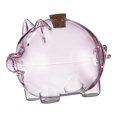 thumbnail image 1 of simhoa Borosilicate Glass Money Saving Container Sturdy Multifunctional 1cm Opening Pink, 1 of 8